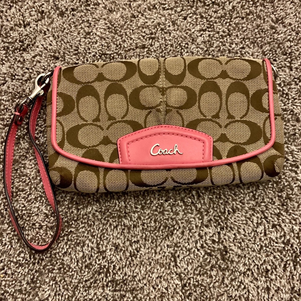 Coach wallet wristlet